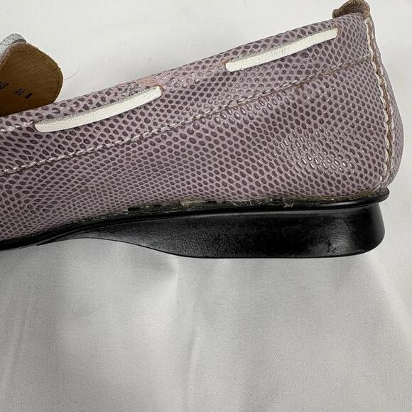 Cole Haan Size: 8.5 Purple Snake Print Loafers | Minimalist, luxury - Picture 9 of 9